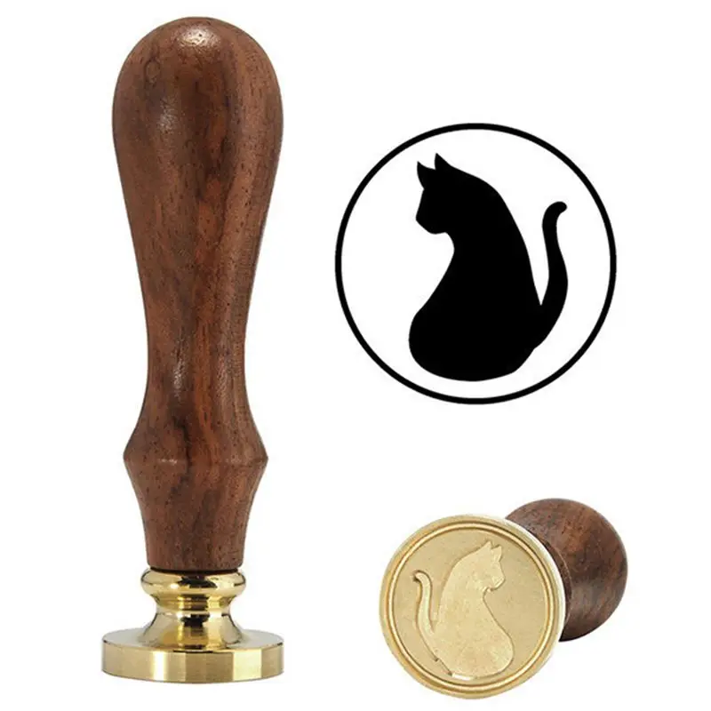 Novelty Copper Head Wooden Handle Flower Wax Seal Stamp Invite Letter Card Decor, Cat#2
Novelty Copper Head Wooden Handle Flower Wax Seal Stamp Invite Letter Card Decor, Cat#2