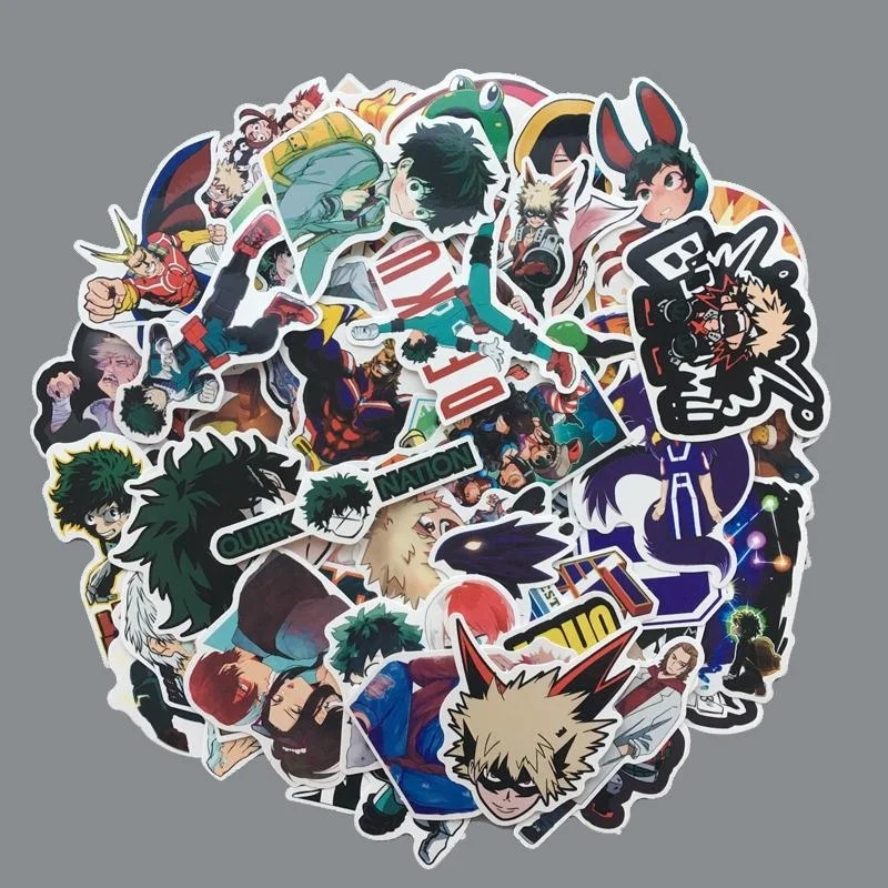 73 PCS My Hero Academia Anime Sticker Skateboard Waterproof Trolley Case Laptop Skateboard Stickers Toys Gifts For Kids 2019
73 PCS My Hero Academia Anime Sticker Skateboard Waterproof Trolley Case Laptop Skateboard Stickers Toys Gifts For Kids 2019
