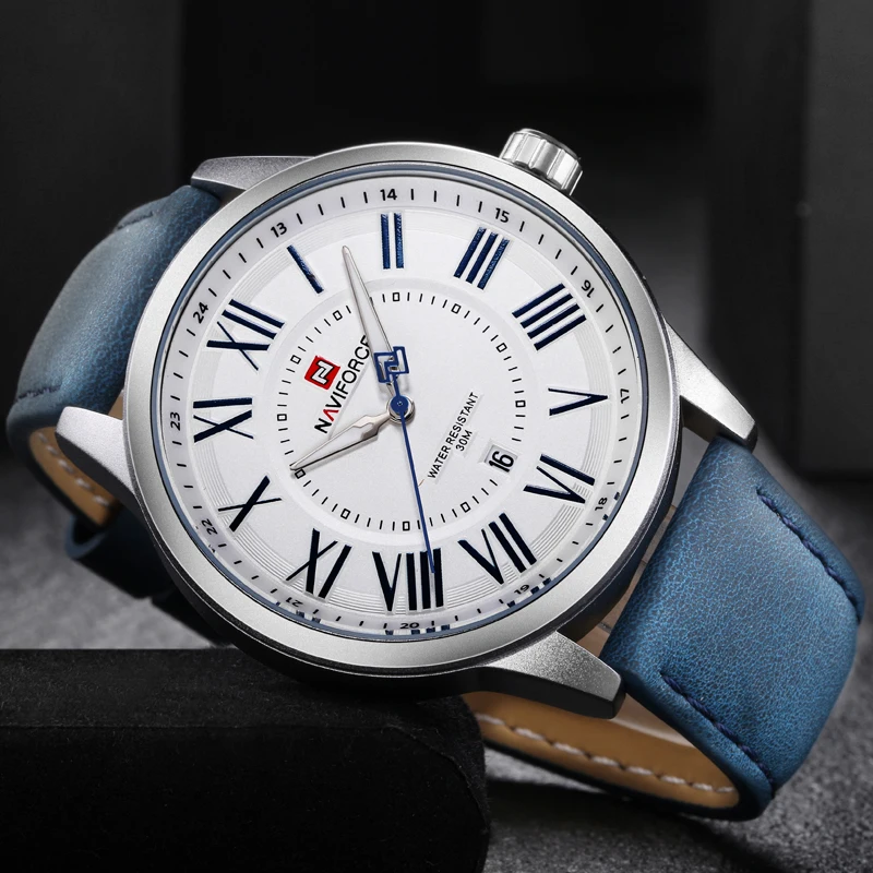 NAVIFORCE Top Luxury Brand Wrist Watches Sport Waterproof Quartz Watch Date Clock Men Military Analog Watch Relogio Masculino
NAVIFORCE Top Luxury Brand Wrist Watches Sport Waterproof Quartz Watch Date Clock Men Military Analog Watch Relogio Masculino