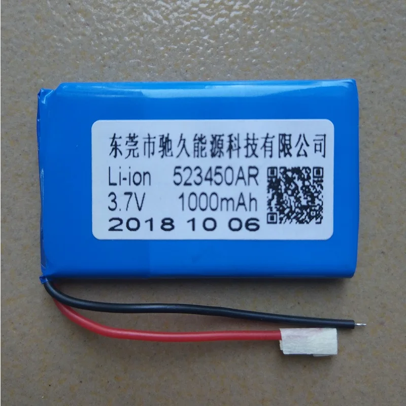 2Pcs 523450 Polymer Battery 3.7V 1000mAh Cell Phone Speaker DVR A-CLASS MP3 GPS MP4 Video Recorder Lithium Rechargeable Bateria
2Pcs 523450 Polymer Battery 3.7V 1000mAh Cell Phone Speaker DVR A-CLASS MP3 GPS MP4 Video Recorder Lithium Rechargeable Bateria