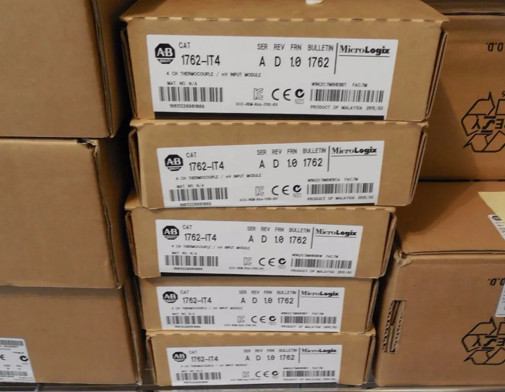 ALLEN BRADLEY 1762-IT4 MICROLOGIX (SEALED 2015) THERMOCOUPLE/MV 4-CHANNEL INPUT, FAST SHIPPING
ALLEN BRADLEY 1762-IT4 MICROLOGIX (SEALED 2015) THERMOCOUPLE/MV 4-CHANNEL INPUT, FAST SHIPPING