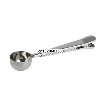 Free_on Stainless Ground Steel Measuring Coffee Scoop Spoons Bag Seal Clip Kitchen
Free_on Stainless Ground Steel Measuring Coffee Scoop Spoons Bag Seal Clip Kitchen