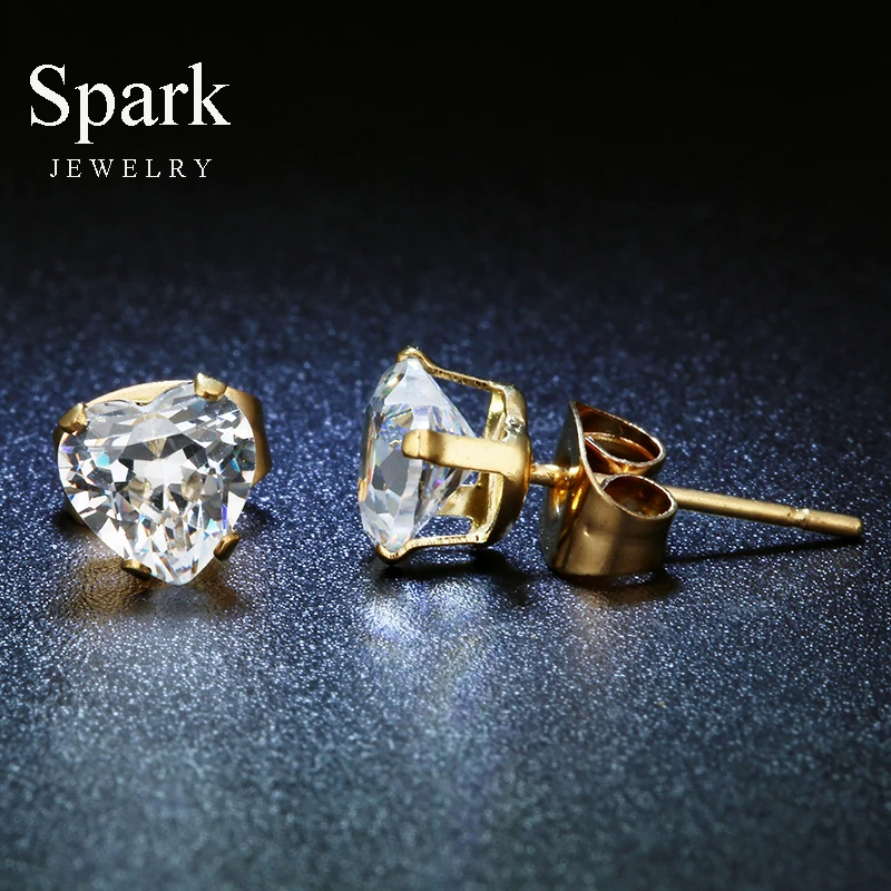 Famous Brand 3-8 mm Stud Earring Stainless Steel Big CZ Stone Gold Color Lovely Earrings for Female Gift Bijoux
Famous Brand 3-8 mm Stud Earring Stainless Steel Big CZ Stone Gold Color Lovely Earrings for Female Gift Bijoux
