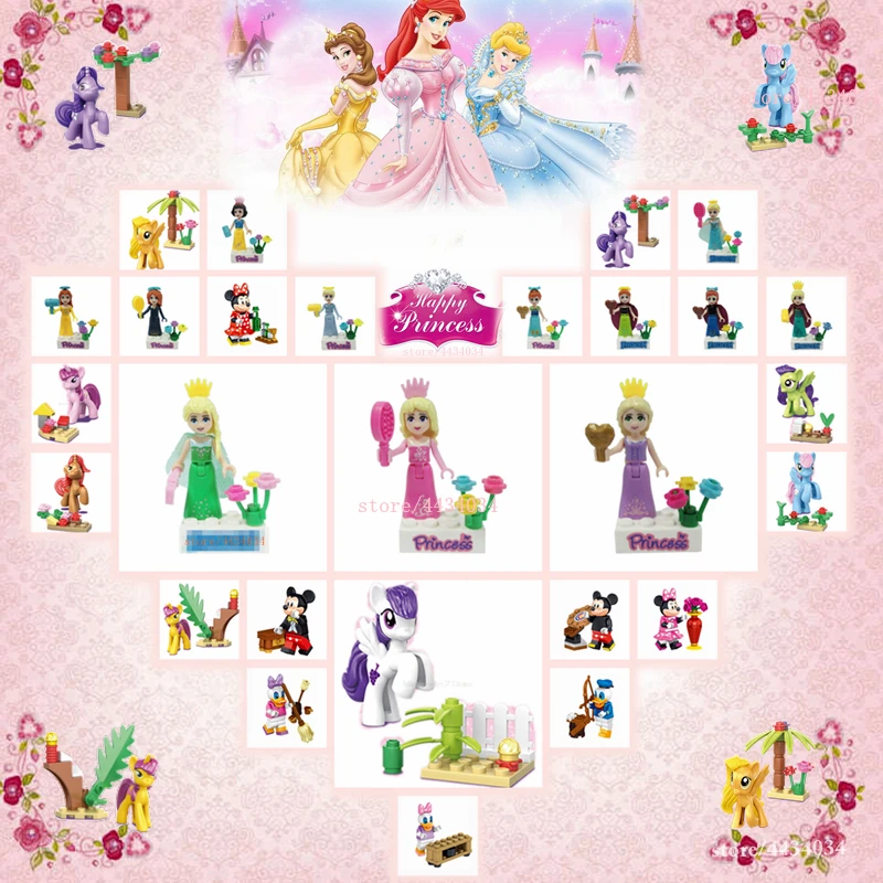 LEGOing Friends Snow White Aurora Ariel Rapunzel Anna Elsa For Girl Dream Legoings Princess Fairy Tale Figures Blocks Toys Gifts
LEGOing Friends Snow White Aurora Ariel Rapunzel Anna Elsa For Girl Dream Legoings Princess Fairy Tale Figures Blocks Toys Gifts