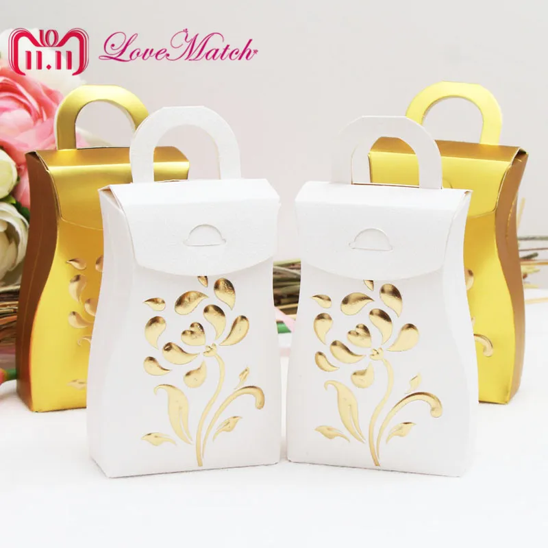 25Pcs Vase Shape Flower Wedding Favors Box Candy Box White And Golden Paper Gift Box For Wedding And Party Supplies-SE
25Pcs Vase Shape Flower Wedding Favors Box Candy Box White And Golden Paper Gift Box For Wedding And Party Supplies-SE