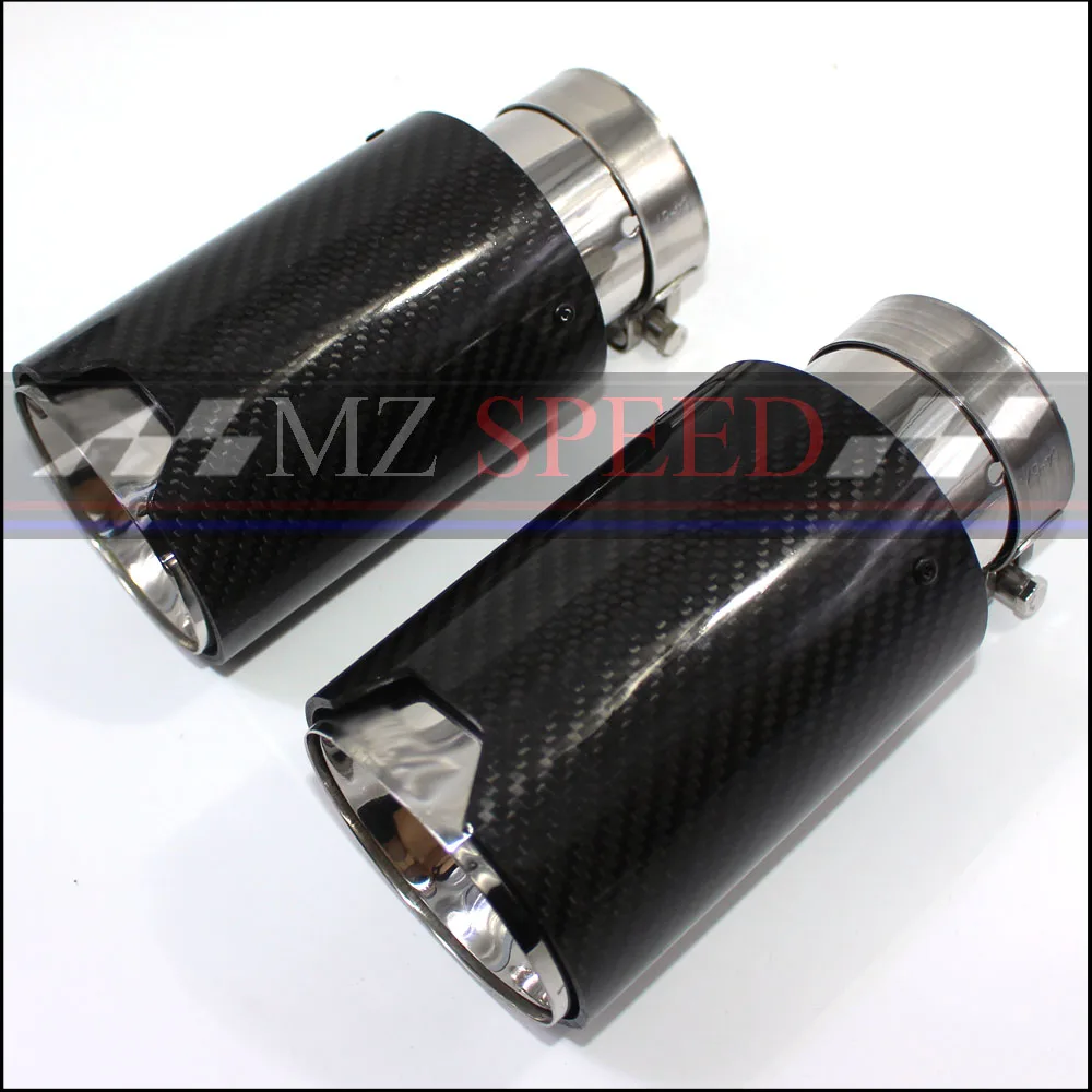 1PCS 66MM in - 95MM out M-Performance Exhaust Tailpipe Car Carbon Fiber Exhaust End Tips for BMW M3 M5 M6
1PCS 66MM in - 95MM out M-Performance Exhaust Tailpipe Car Carbon Fiber Exhaust End Tips for BMW M3 M5 M6