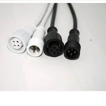 5 pairs 4 Core 4pin Waterproof pigtail;male to female 20cm long each;male connector's diameter:13.5mm IP68 led connector plug
5 pairs 4 Core 4pin Waterproof pigtail;male to female 20cm long each;male connector's diameter:13.5mm IP68 led connector plug