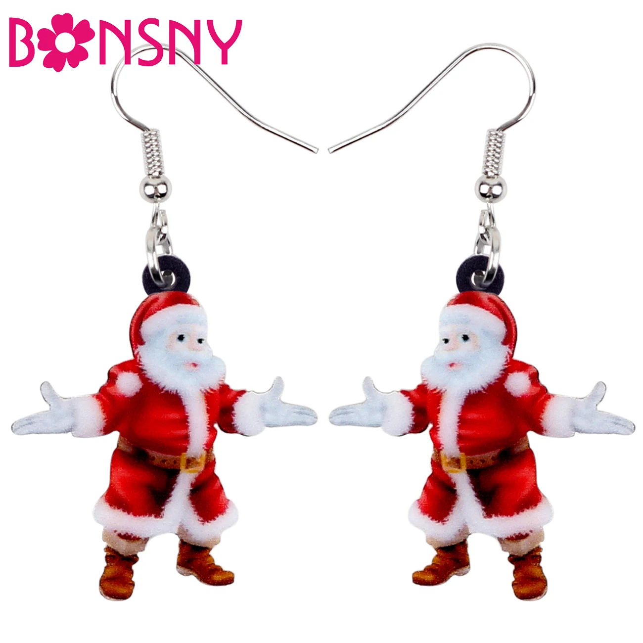 Bonsny Statement Acrylic Christmas Happy Santa Claus Earrings Drop Dangle Decoration Jewelry For Women Girls Teen Gift Accessory
Bonsny Statement Acrylic Christmas Happy Santa Claus Earrings Drop Dangle Decoration Jewelry For Women Girls Teen Gift Accessory
