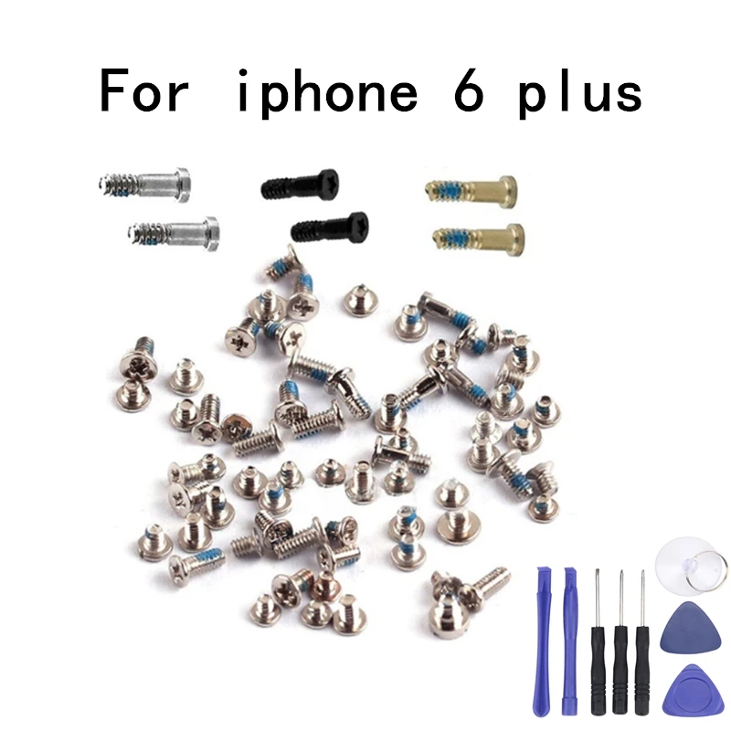Complete Kit Screws for iPhone 6 Plus Full Set with 2 Bottom Dock Screw Replacement for iphone 6 plus Mobile Accessories
Complete Kit Screws for iPhone 6 Plus Full Set with 2 Bottom Dock Screw Replacement for iphone 6 plus Mobile Accessories