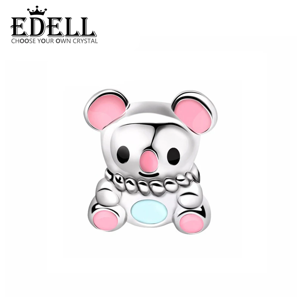 EDELL 100% 925 Sterling Silver Jewelry New Cute Toys Bear Beads Beaded DIY Bracelets Girls Gifts
EDELL 100% 925 Sterling Silver Jewelry New Cute Toys Bear Beads Beaded DIY Bracelets Girls Gifts