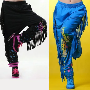2014 New fashion brand Women Trousers wear sweatpants patchwork ds costume female knitted tassel loose harem Hip hop dance pants
2014 New fashion brand Women Trousers wear sweatpants patchwork ds costume female knitted tassel loose harem Hip hop dance pants