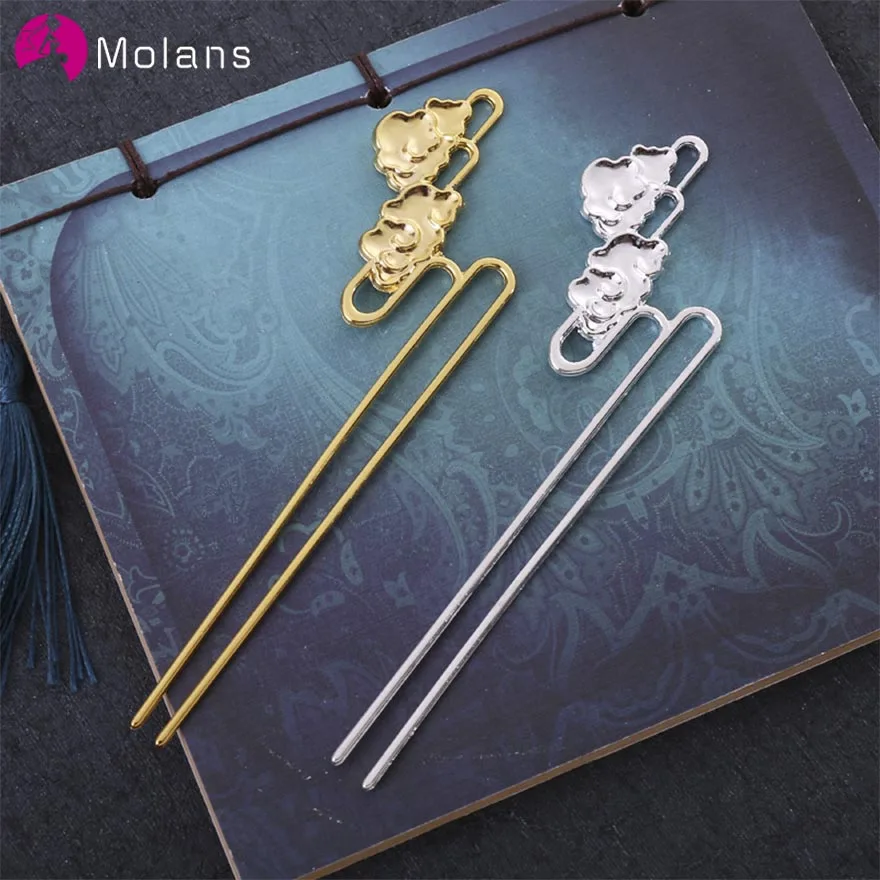 MOLANS Chinese Ancient Bridal Hairpin for Wedding Headpiece Metal Alloy Cloud Lotus Phoenix Hair Accessories for Classical Women
MOLANS Chinese Ancient Bridal Hairpin for Wedding Headpiece Metal Alloy Cloud Lotus Phoenix Hair Accessories for Classical Women