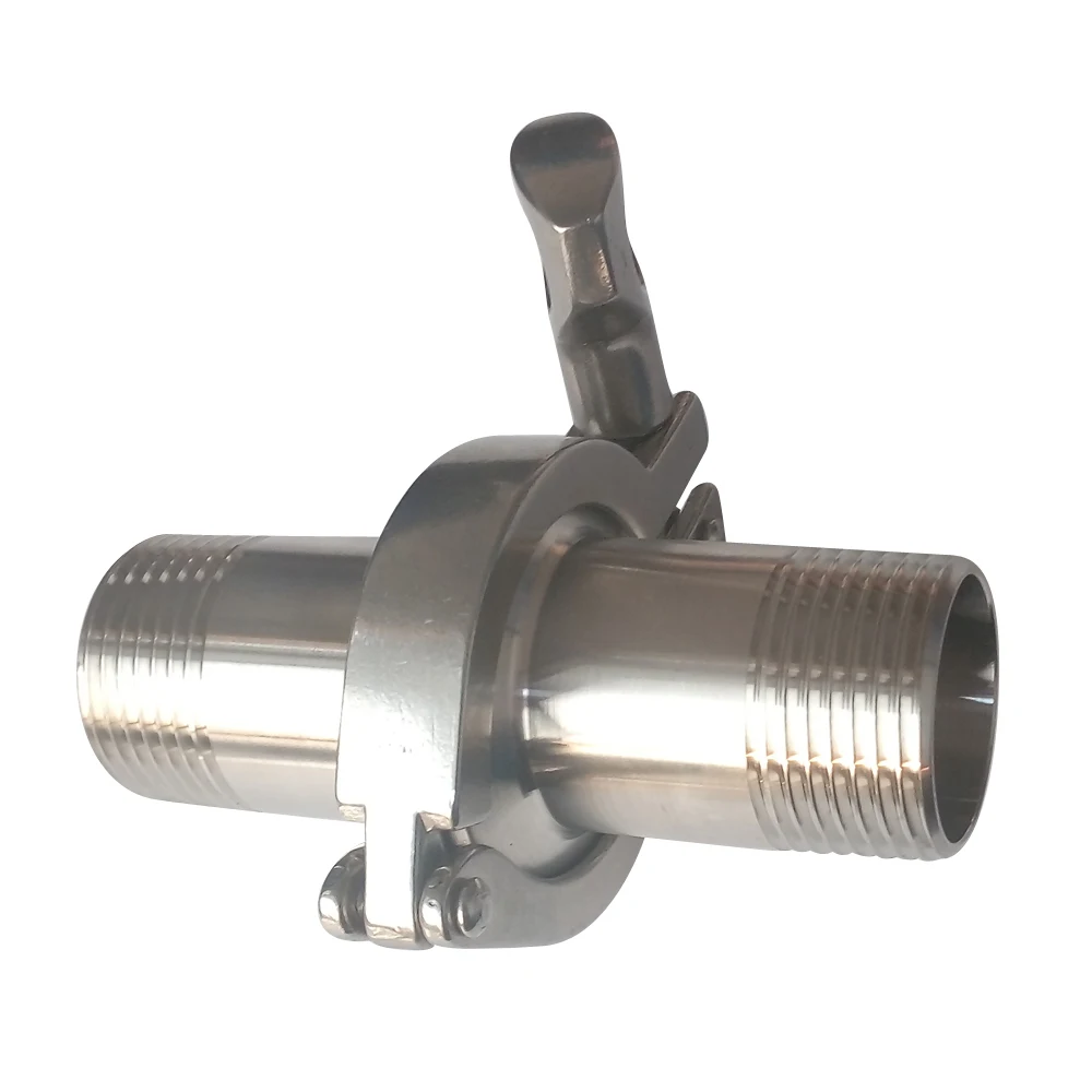 2 x 3/4" DN20 Sanitary Male Thread Ferrule Pipe Fittings+1 x Tri Clamp+1 x PTFE Gasket Stainless Steel SS SUS 304
2 x 3/4" DN20 Sanitary Male Thread Ferrule Pipe Fittings+1 x Tri Clamp+1 x PTFE Gasket Stainless Steel SS SUS 304