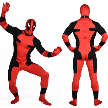 Deadpool Cosplay Red Black Lycra Spandex Full body Tights Adult Halloween Party Zentai Jumpsuit Costumes
Deadpool Cosplay Red Black Lycra Spandex Full body Tights Adult Halloween Party Zentai Jumpsuit Costumes