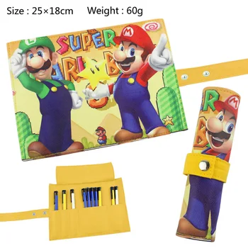 Anime Super Mario Bros Students Canvas Stationery Mario Luigi Bowser etc Children Convenient Storage bag
Anime Super Mario Bros Students Canvas Stationery Mario Luigi Bowser etc Children Convenient Storage bag