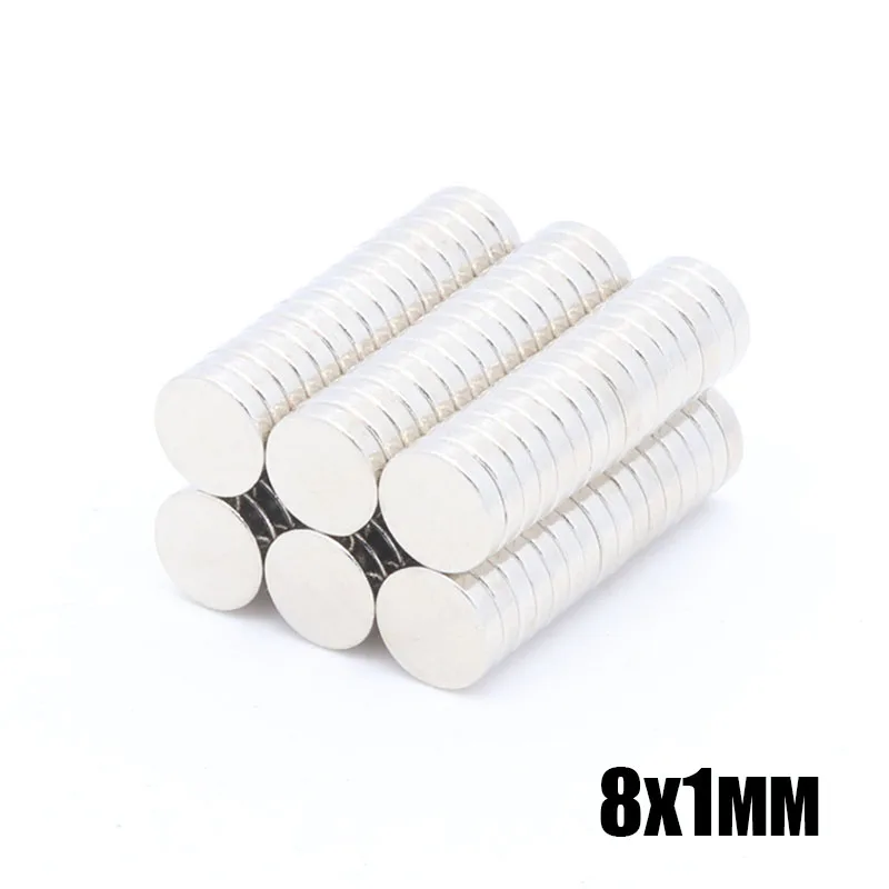 50 pcs 8x1mm NdFeB N35 super strong process strong neodymium magnet rare earth refrigerator magnet small strong magnet 8 x 1mm
50 pcs 8x1mm NdFeB N35 super strong process strong neodymium magnet rare earth refrigerator magnet small strong magnet 8 x 1mm