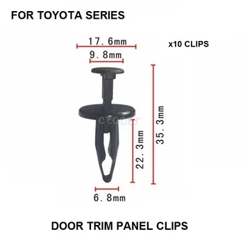 New x10pc For GM Chrysler Body Panel Fastener Retainer Clip For Toyota (11/16x7/8x1/4) 20510029 Expansion nail
New x10pc For GM Chrysler Body Panel Fastener Retainer Clip For Toyota (11/16x7/8x1/4) 20510029 Expansion nail