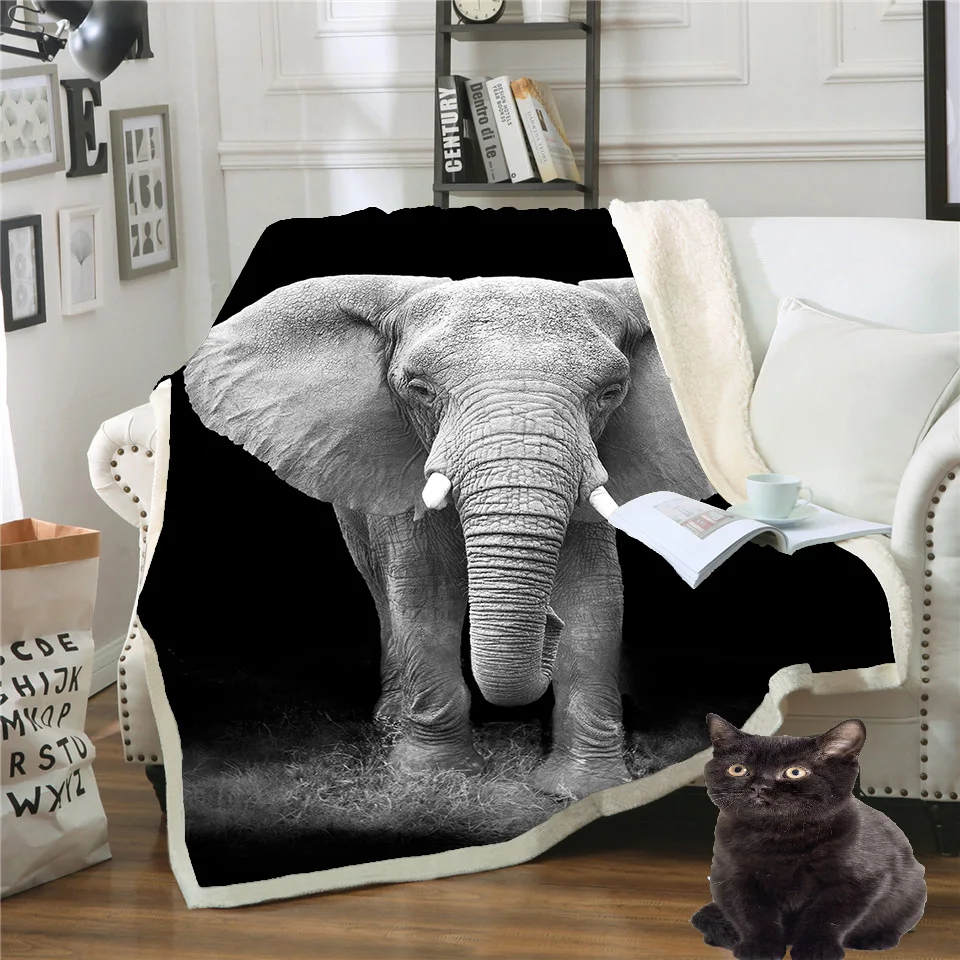 Medusa 2019 double plies digital elephant polar fleece blanket warm keeping winter bed throws
Medusa 2019 double plies digital elephant polar fleece blanket warm keeping winter bed throws