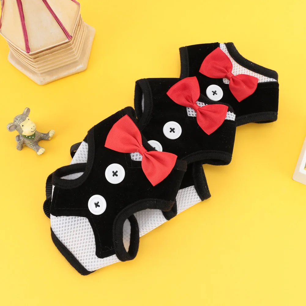 New Creative Cat Dog Harness Vest with Leash Bowtie Gentleman Suit Tuxedo Cute Bowknot Jacket Leash Set
New Creative Cat Dog Harness Vest with Leash Bowtie Gentleman Suit Tuxedo Cute Bowknot Jacket Leash Set