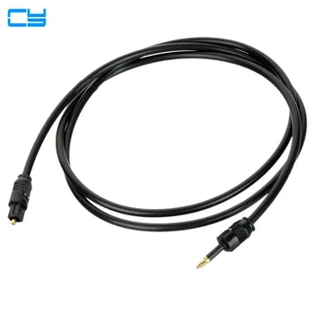 

1m 1.5m 1.8m 2m 3m 3ft 5ft 6ft 7ft 10ft Toshiba Digital Optical Audio Toslink to 3.5mm Mini Toslink Cable Gold connector adapter