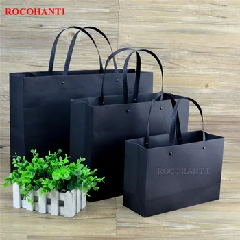 10x Thick 250grams Luxury Matte Black Shopping Paper Bag With Custom Logo Printed For Shopping Clothing
10x Thick 250grams Luxury Matte Black Shopping Paper Bag With Custom Logo Printed For Shopping Clothing