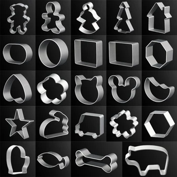 30Pcs/lot Aluminum Alloy Multi Shape Cookie Form Cutters DIY Baking Pastry Tools Biscuit Cake Decorating Moulds
30Pcs/lot Aluminum Alloy Multi Shape Cookie Form Cutters DIY Baking Pastry Tools Biscuit Cake Decorating Moulds