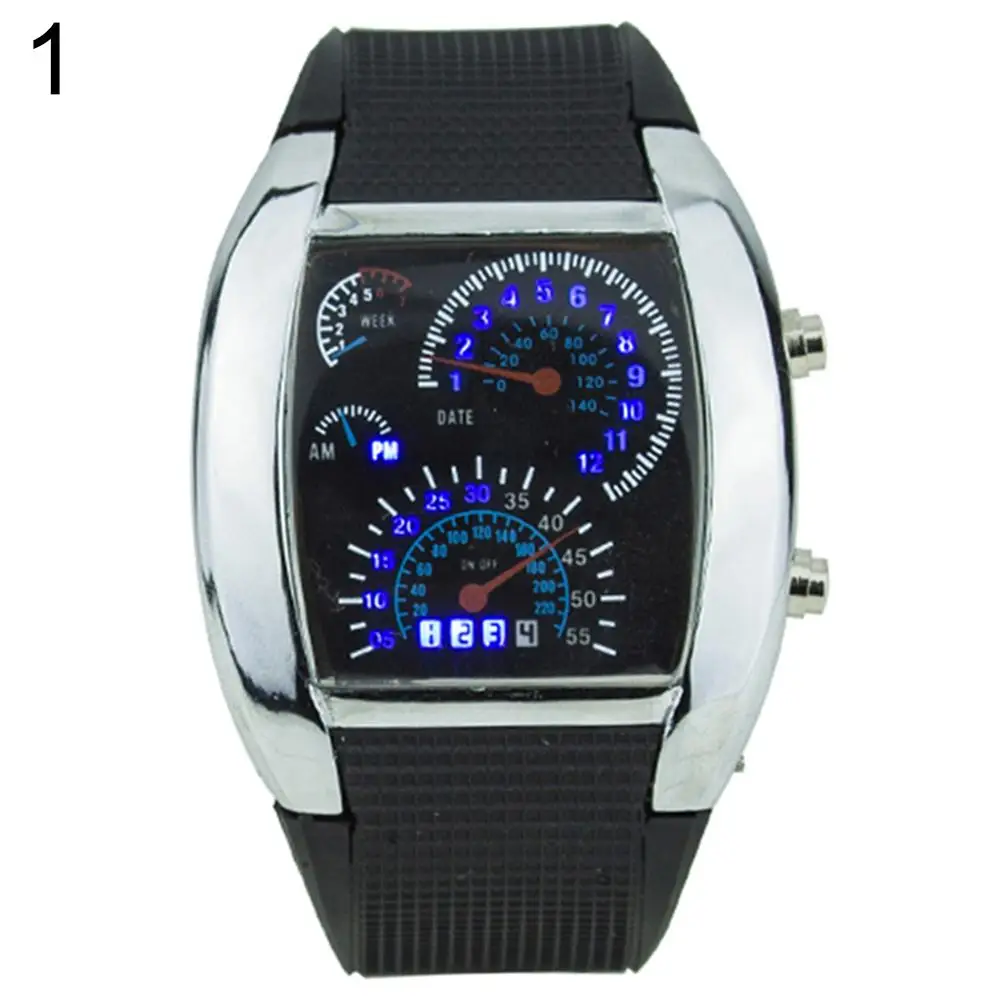 2018 Fashion Women Men Cool Rubber Band RPM Speedometer Car Turbo Style Digital Electronic LED Wrist Watch Gift Dropshipping
2018 Fashion Women Men Cool Rubber Band RPM Speedometer Car Turbo Style Digital Electronic LED Wrist Watch Gift Dropshipping