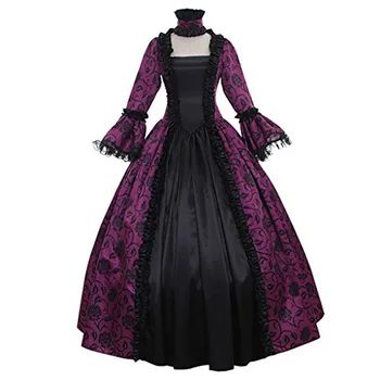 Lolita Gothic Middle Ages Restoring Ancient Ways Cos Long Sleeve Printing Joining Together Dress Court Dress Cosplay
Lolita Gothic Middle Ages Restoring Ancient Ways Cos Long Sleeve Printing Joining Together Dress Court Dress Cosplay