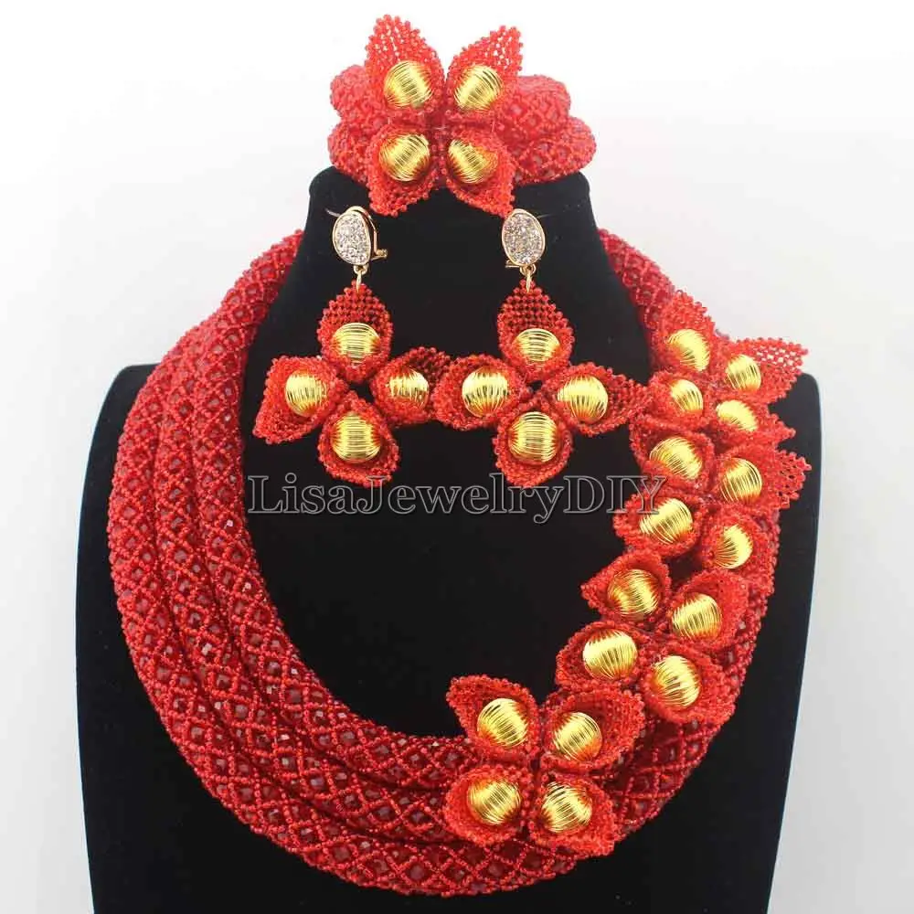 Splendid Red African Fashion Beads Jewelry Set Chunky Crystal Bridal Women Jewelry Set Red Beads Necklace Free Shipping HD8673
Splendid Red African Fashion Beads Jewelry Set Chunky Crystal Bridal Women Jewelry Set Red Beads Necklace Free Shipping HD8673