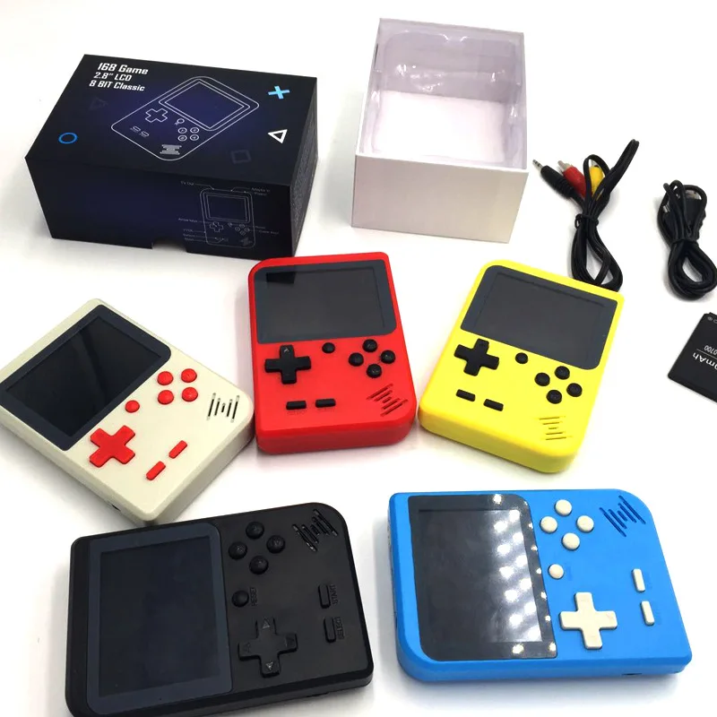 2.8 inch 8 Bit Retro Mini Portable Video Game Console Pocket Handheld Game Player Built-in 168 Classic Games Family TV Output
2.8 inch 8 Bit Retro Mini Portable Video Game Console Pocket Handheld Game Player Built-in 168 Classic Games Family TV Output