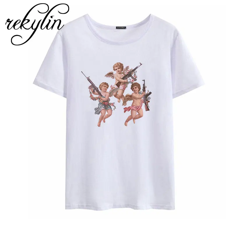 You Cant Sit with Us Three Angels Summer Women's Fashion Large Size Loose Harajuku Casual Fun T-Shirt Cartoon Letter Print tops
You Cant Sit with Us Three Angels Summer Women's Fashion Large Size Loose Harajuku Casual Fun T-Shirt Cartoon Letter Print tops