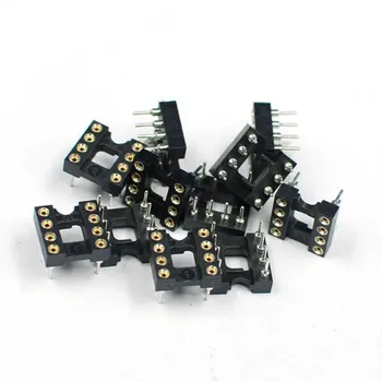 10pcs Round hole DIP-8P carrier / IC holder / IC socket / op amp chip socket / integrated circuit socket
10pcs Round hole DIP-8P carrier / IC holder / IC socket / op amp chip socket / integrated circuit socket