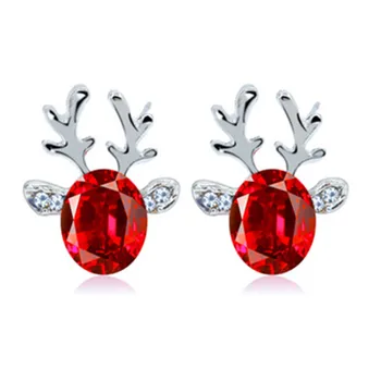 2018New Fashion Crystal Earrings Luxury 3D Christmas Deer Earrings Luxury Stereo Brinks Bijoux Women's Jewelry
2018New Fashion Crystal Earrings Luxury 3D Christmas Deer Earrings Luxury Stereo Brinks Bijoux Women's Jewelry