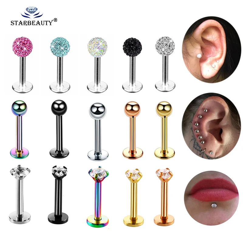 1Pc Cystal CZ Lip Ring Studs 16 Gauge Silver Color Surgical Steel Labret Ring Monroe Lip Bar Body Piercing Jewelry
1Pc Cystal CZ Lip Ring Studs 16 Gauge Silver Color Surgical Steel Labret Ring Monroe Lip Bar Body Piercing Jewelry