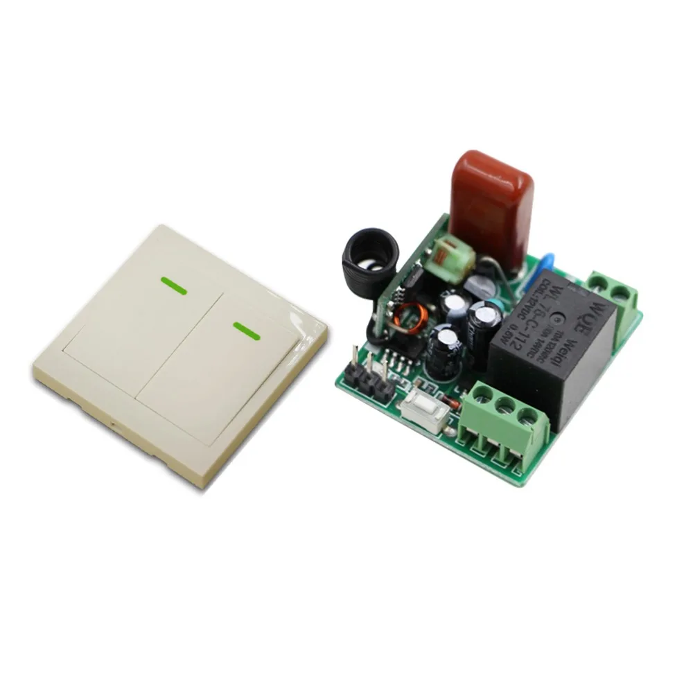 Smart Home 220V Ceiling Lamp Light LED Bulb Remote Control Switch Wireless Wall Pannel Transmitter Input Output Mini RF Receiver
Smart Home 220V Ceiling Lamp Light LED Bulb Remote Control Switch Wireless Wall Pannel Transmitter Input Output Mini RF Receiver