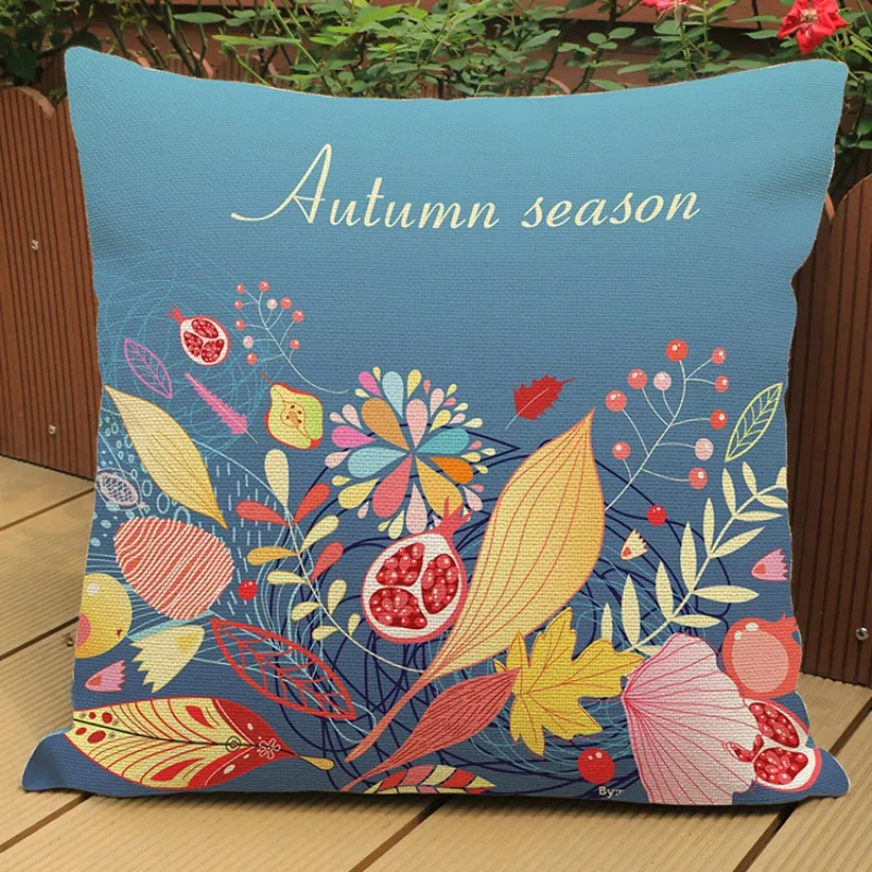 18 inches Casual Autumn Harvest Season Leaves Printed Blue Color Sofa Throw Pillows Home Decor Cotton Linen Leaf Pillow Covers
18 inches Casual Autumn Harvest Season Leaves Printed Blue Color Sofa Throw Pillows Home Decor Cotton Linen Leaf Pillow Covers