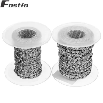 10yards/roll 2/3mm Width Silver Tone Stainless Steel Jewelry Chain Bulk For Women Handmade Necklace Metal Chain Making Supplies
10yards/roll 2/3mm Width Silver Tone Stainless Steel Jewelry Chain Bulk For Women Handmade Necklace Metal Chain Making Supplies