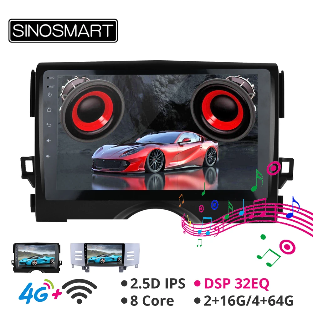 Sinosmart Android 8.1 Car for Toyota Mark Reiz/X 2005-2018 GPS Navigation Radio 2din 2.5D IPS/QLED Screen
Sinosmart Android 8.1 Car for Toyota Mark Reiz/X 2005-2018 GPS Navigation Radio 2din 2.5D IPS/QLED Screen