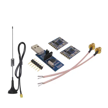 2 Sets SV610 433MHz TTL Interface Wireless Transmitter and Receiver RF Module with XP1M Sucker Antenna and SMA Coaxial Connector
2 Sets SV610 433MHz TTL Interface Wireless Transmitter and Receiver RF Module with XP1M Sucker Antenna and SMA Coaxial Connector