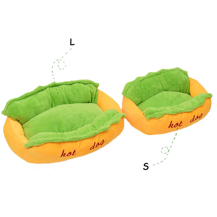 Hot Dog Bed for Pets Sizes Hot Dog Bed for Pets Sizes