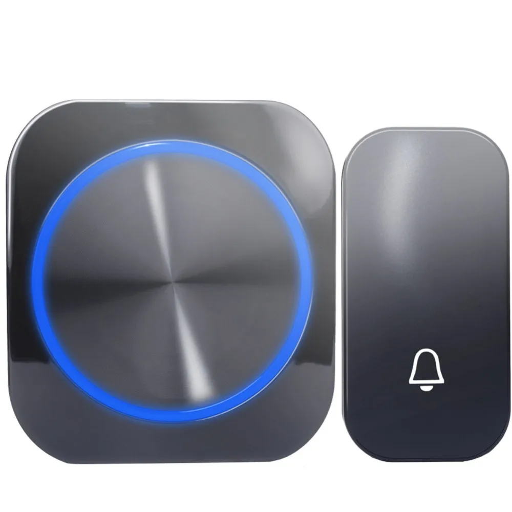 self powered Waterproof Wireless DoorBell night light no battery EU plug home Cordless Door Bell 1 2 button 1 2 Receiver black
self powered Waterproof Wireless DoorBell night light no battery EU plug home Cordless Door Bell 1 2 button 1 2 Receiver black