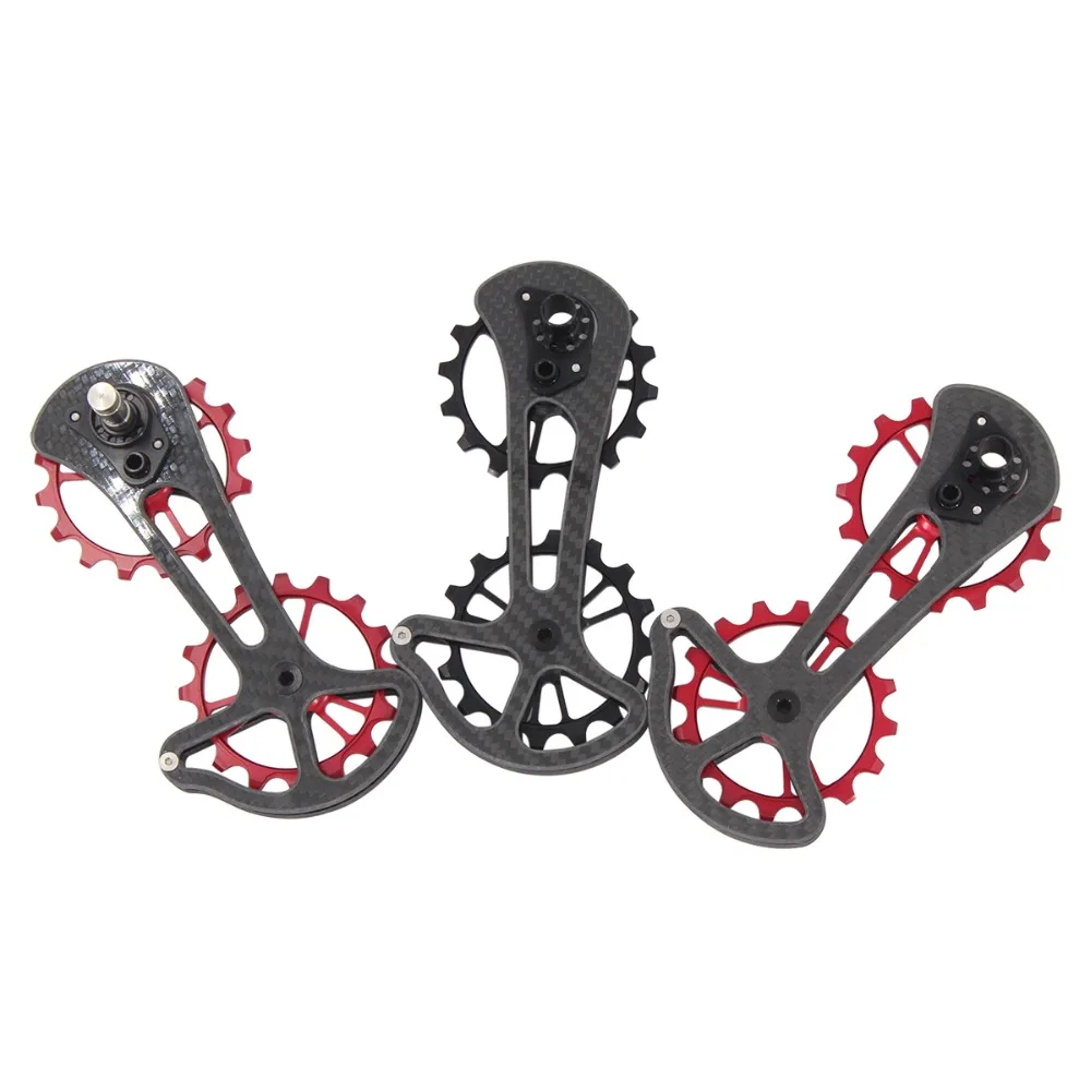 16T Carbon Alloy MTB Road Bike Rear Derailleur Pulley Wheel Roller Ceramic Bearing Jockey Wheel For Shimano Groupsets
16T Carbon Alloy MTB Road Bike Rear Derailleur Pulley Wheel Roller Ceramic Bearing Jockey Wheel For Shimano Groupsets