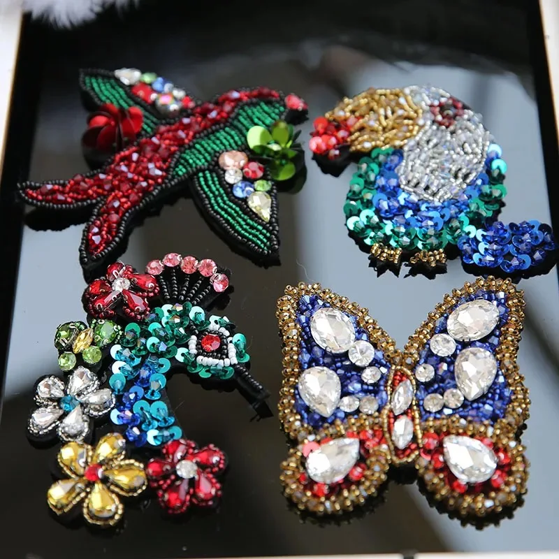 Peacock swallow butterfly Rhinestones beads patches applique sew on beading applique for clothes shoes bags decoration patch DIY
Peacock swallow butterfly Rhinestones beads patches applique sew on beading applique for clothes shoes bags decoration patch DIY