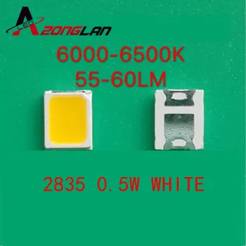 3000pcs 2835 LED 0.5W White SMD/SMT PLCC-2 2835 White 150Ma 50-65lm 6000-6500K 2835 diodes High Power LED Ultra Bright SMD LED
3000pcs 2835 LED 0.5W White SMD/SMT PLCC-2 2835 White 150Ma 50-65lm 6000-6500K 2835 diodes High Power LED Ultra Bright SMD LED