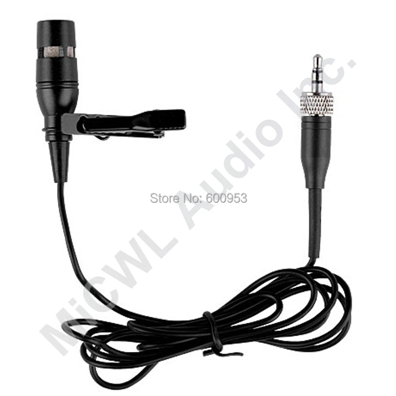 

Free Shipping Hot sale 3.5mm Microphone Lavalier Clip Microphone for Shure Audio Technica Sennheiser MiPro AKG Wireless System
