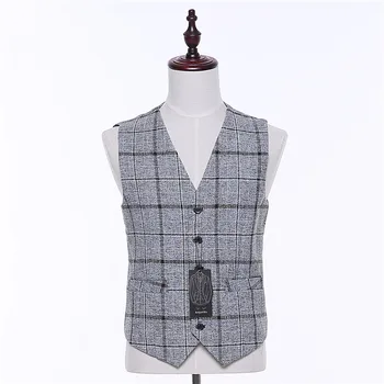 Colete Winter Plaid Vest Men Fashion British Slim Fit Men Dress Suit Vest Single Breasted Casual Waistcoat Party Gilet XS-4XL
Colete Winter Plaid Vest Men Fashion British Slim Fit Men Dress Suit Vest Single Breasted Casual Waistcoat Party Gilet XS-4XL