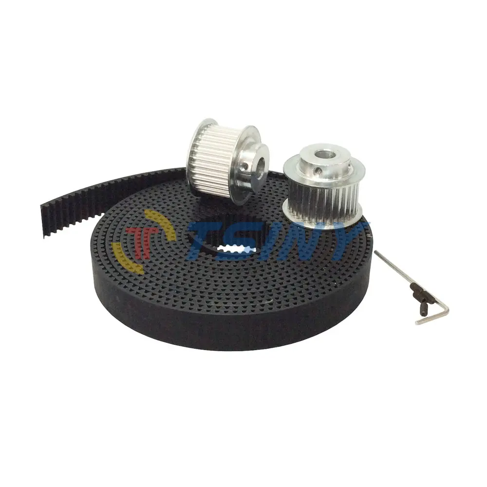 HTD 3M Arc Tooth Timing Belt 3 Meters Polyurethane with Steel Core + 3M Wheel Pulley Bore 6mm 6.35mm 8mm 10mm 12mm 30 Teeth
HTD 3M Arc Tooth Timing Belt 3 Meters Polyurethane with Steel Core + 3M Wheel Pulley Bore 6mm 6.35mm 8mm 10mm 12mm 30 Teeth