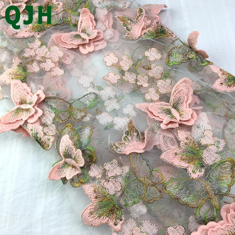 Multicolor Embroidery Applique Lace Fabric 450cm*130cm Lifelike Butterfly Embroidered Mesh Tulle Party Dress French Lace Trim
Multicolor Embroidery Applique Lace Fabric 450cm*130cm Lifelike Butterfly Embroidered Mesh Tulle Party Dress French Lace Trim