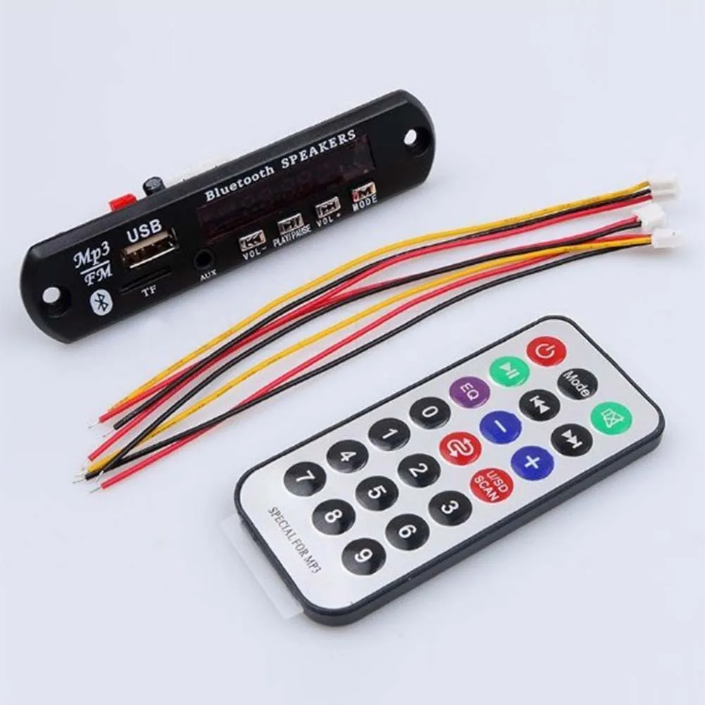 New Wireless Bluetooth 12V MP3 WMA Decoder Board Audio Module USB TF Radio With Remote Control Car Accessories GDeals
New Wireless Bluetooth 12V MP3 WMA Decoder Board Audio Module USB TF Radio With Remote Control Car Accessories GDeals