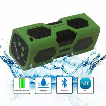 TWISTER.CK Bluetooth Speaker With Powerbank Waterproof Portable Outdoor Mini Column Box Stereo Loudspeaker For Phone
TWISTER.CK Bluetooth Speaker With Powerbank Waterproof Portable Outdoor Mini Column Box Stereo Loudspeaker For Phone